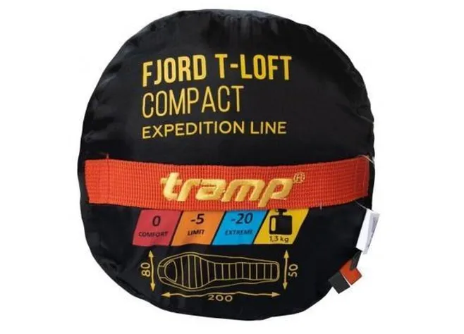 Спальний мішок Fjord Compact Tramp лівий Фото 3